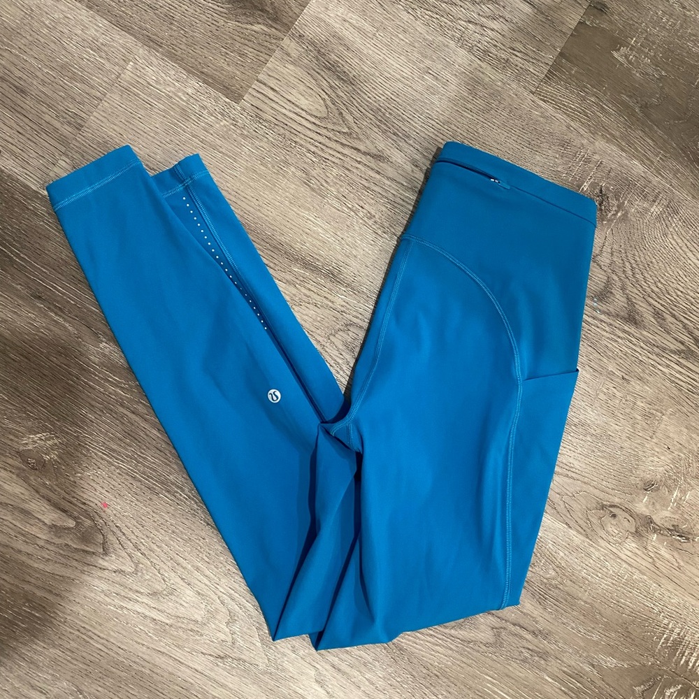 Blue Lululemon Leggings